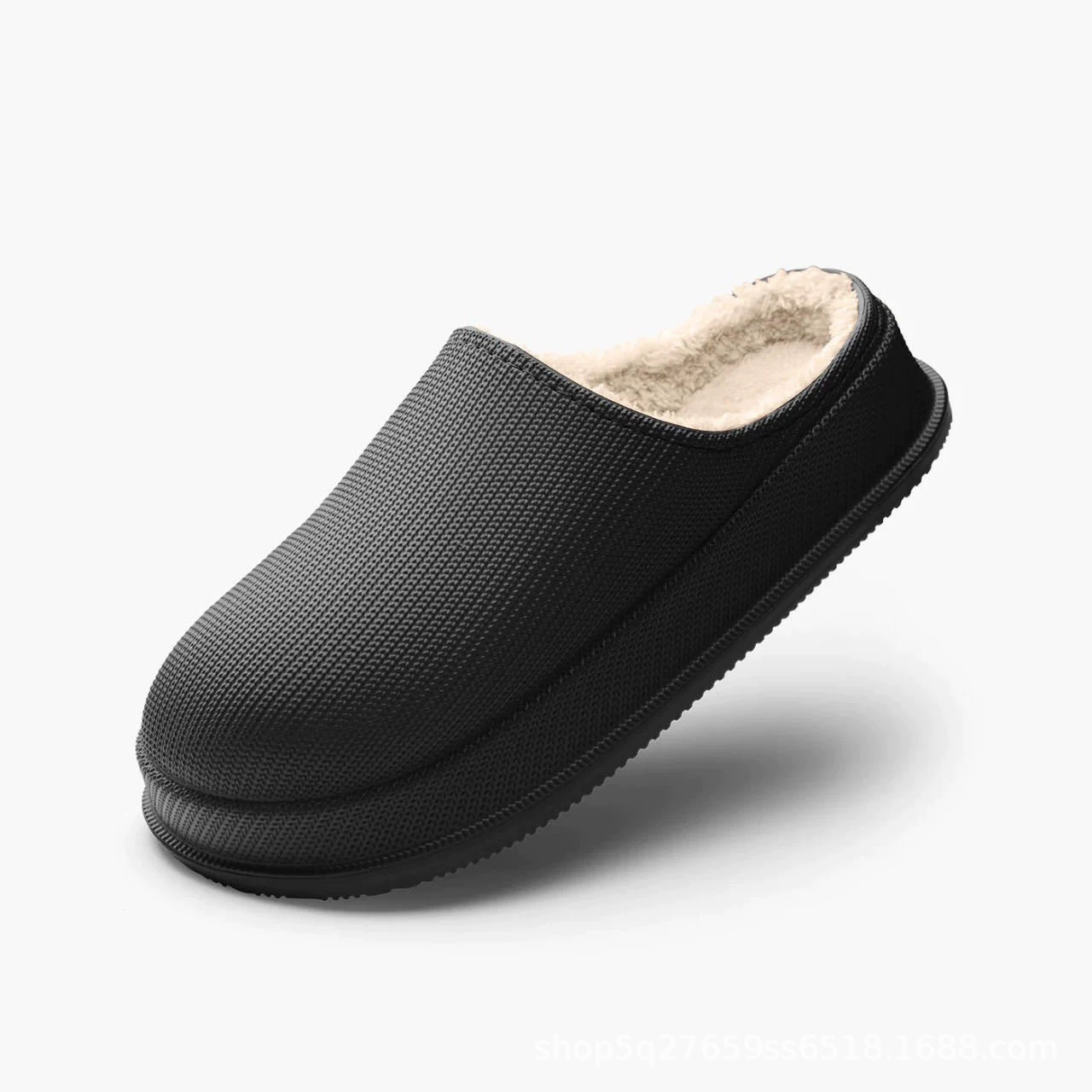 EVA Autumn And Winter Warm Waterproof Toe Cap Shock Absorption Thick Cotton Shoes foto 2