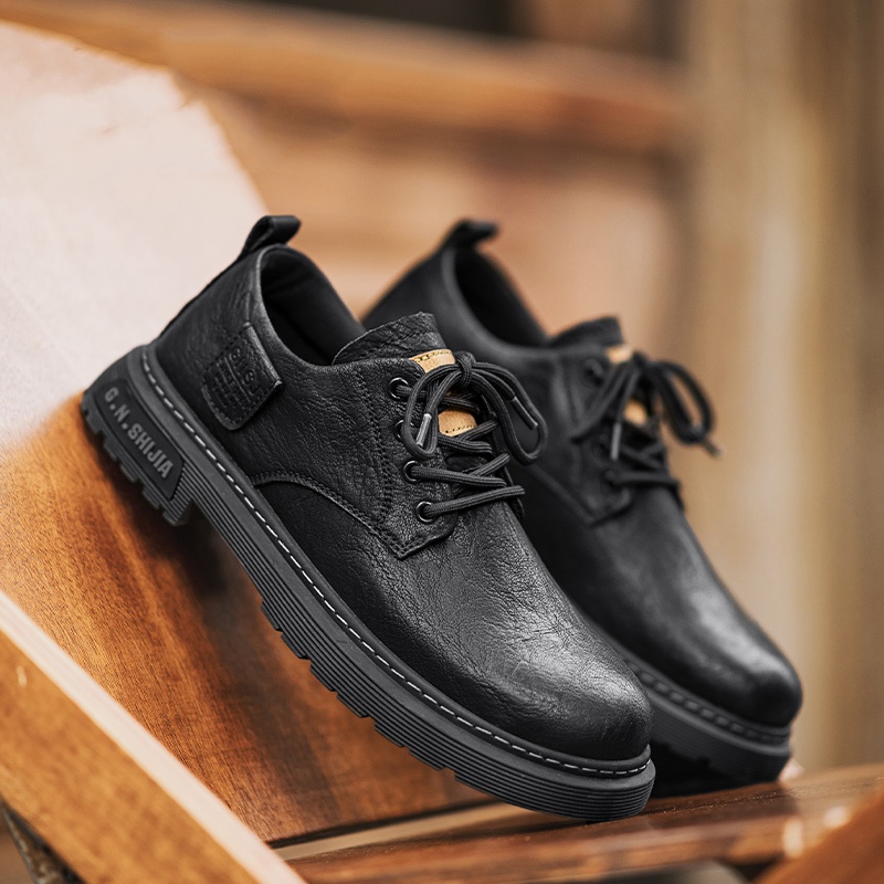 New Men's Shoes Autumn And Winter Velvet Warm Cotton Shoes foto 5
