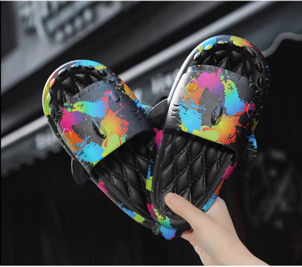 Men's External Wearing Of Fecal Feeling Slippers foto 5