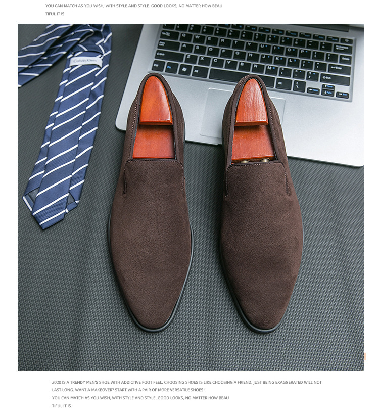 Men's Shoes British Business Fashion Leather Shoes foto 5