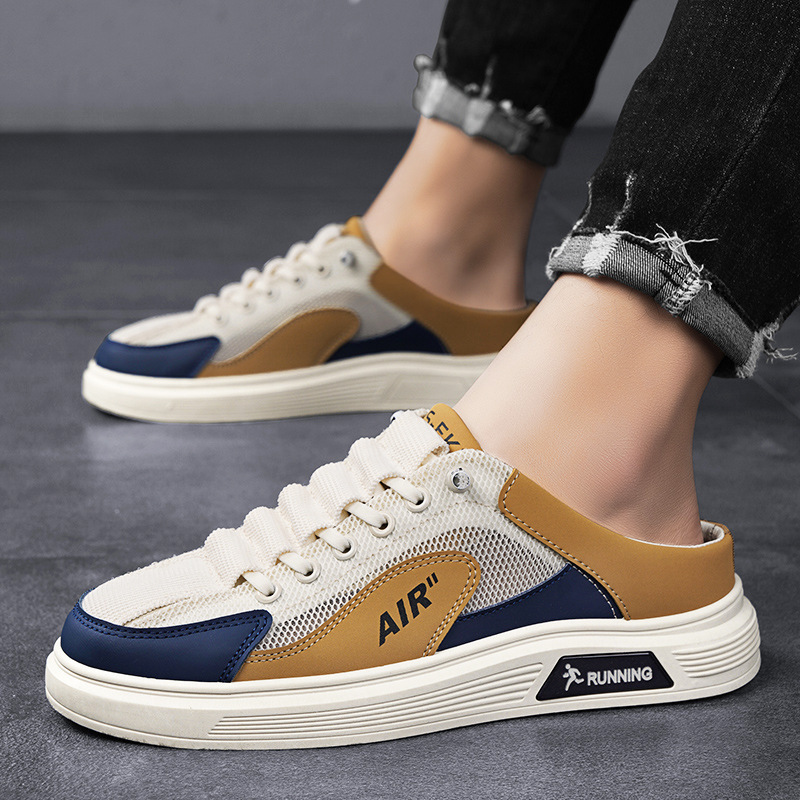 Wear-resistant Rubber Sole Low-top Casual Shoes foto 2