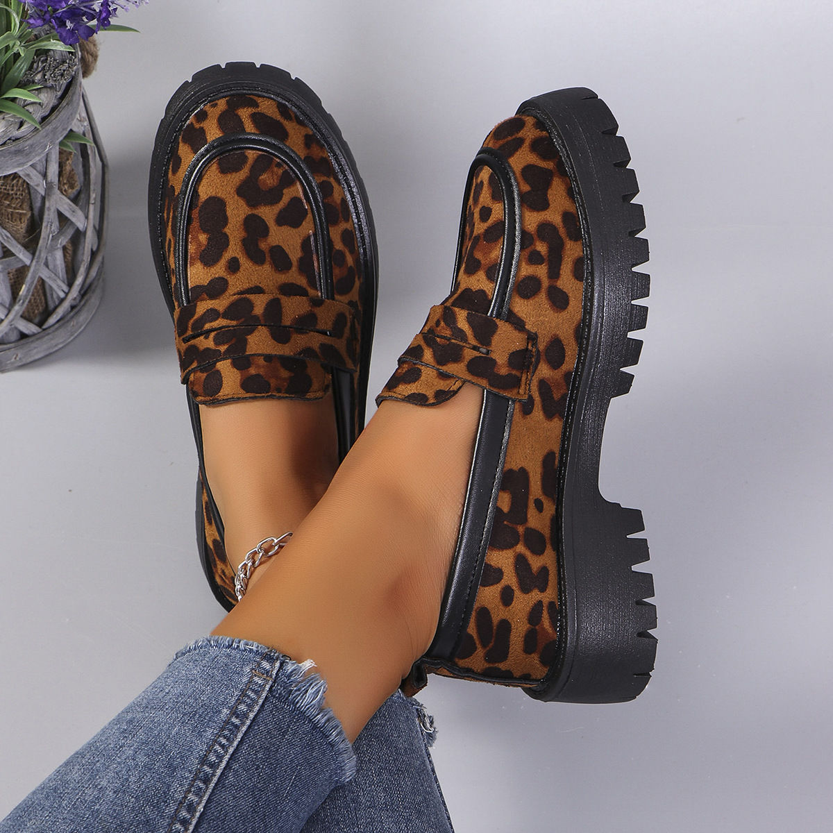 Single Layer Shoes British Style Temperament Wild foto 4