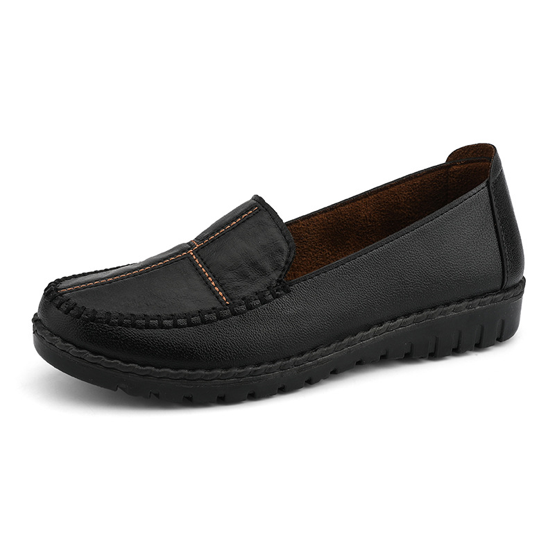 Women's Flat Casual Slip-on Leather Shoes foto 4