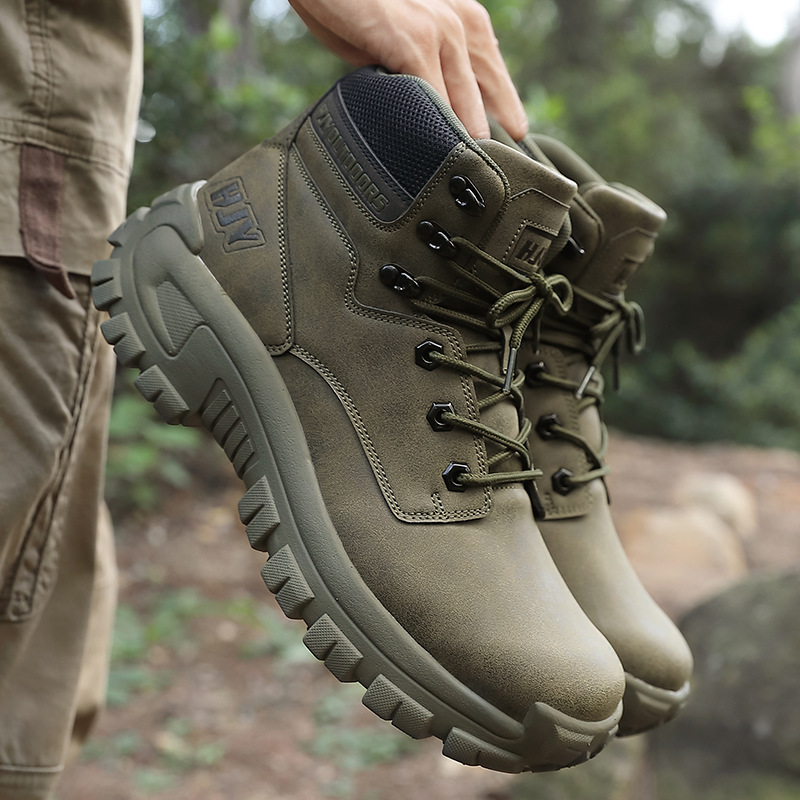High-top Hiking Boots Outdoor Large Size Training Shoes