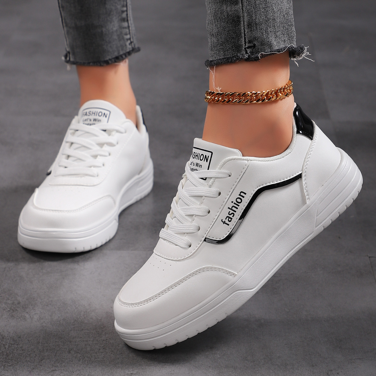 Women's Breathable Student Board Shoes foto 5