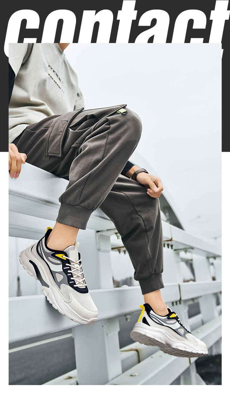 Men's Casual Sports Breathable Plus Size Running Shoes foto 5