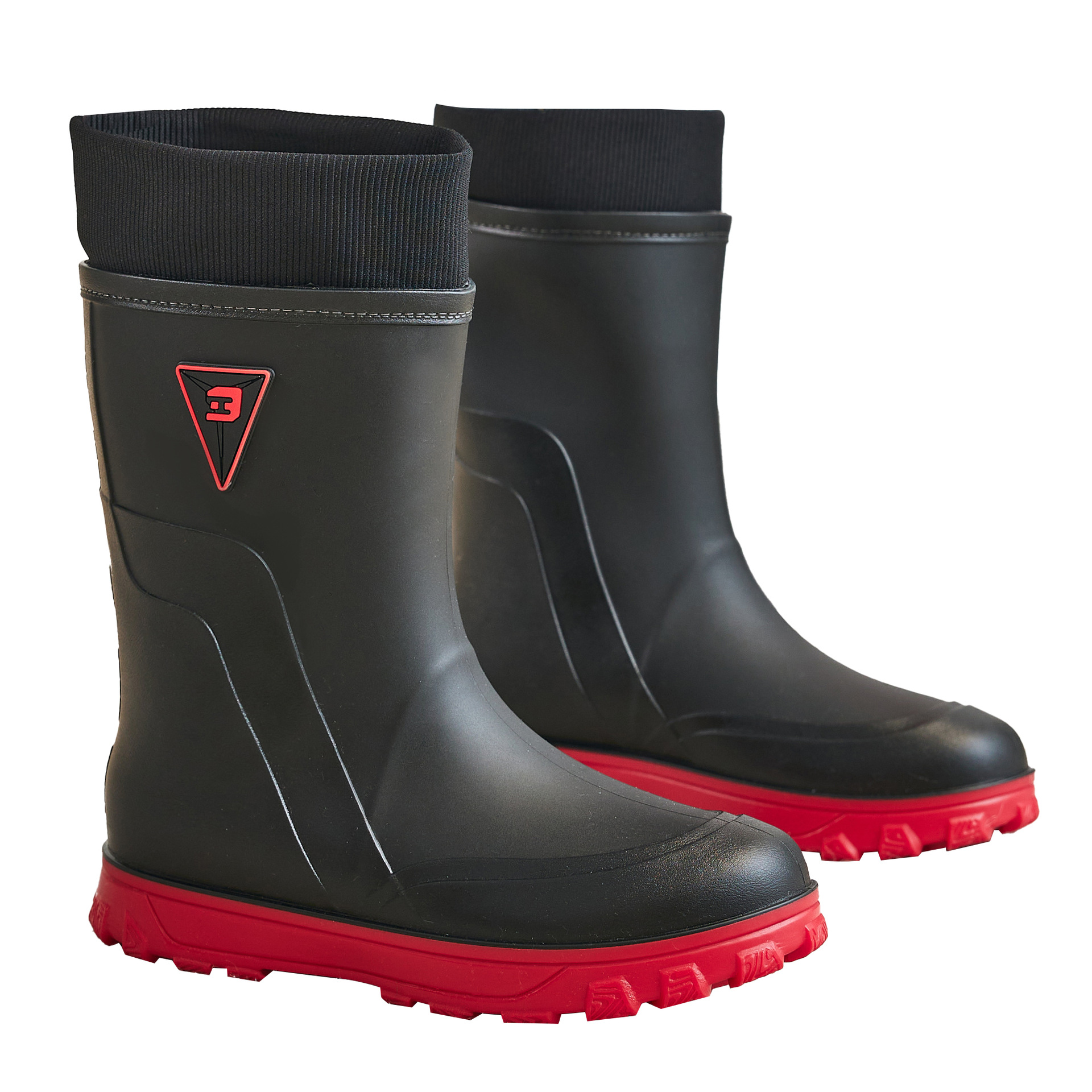 Thermal Men's Rain Boots Fixed Cotton Mid-high Tube foto 4