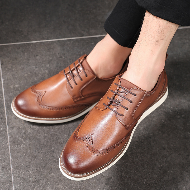 Slip-on Business Formal Wear Men's Casual Shoes foto 2