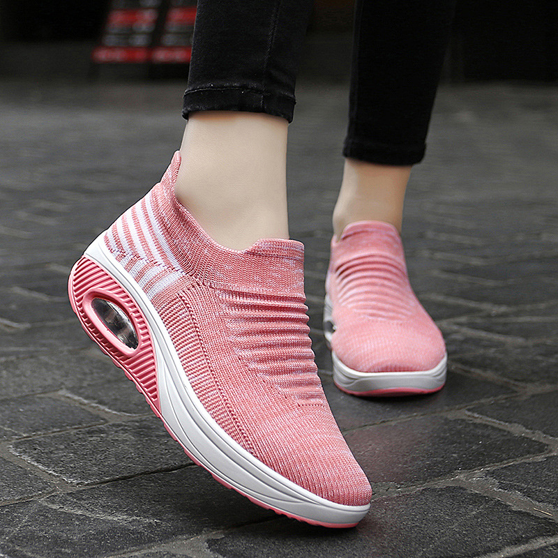 Platform Slip-on Rocking Shoes For Women foto 3