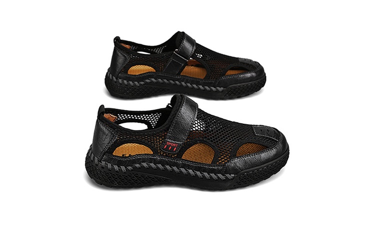Closed Toe Sandals Breathable All-match Outdoor Large Size Beach Shoes
