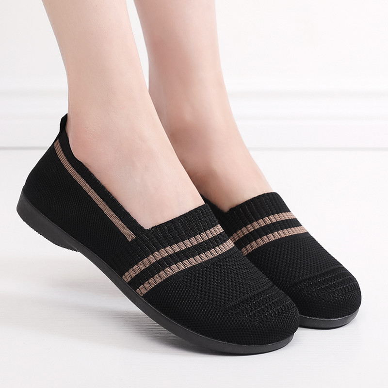 Breathable Flat Driving Shoes Fashionable Soft-soled Womens Flats foto 4