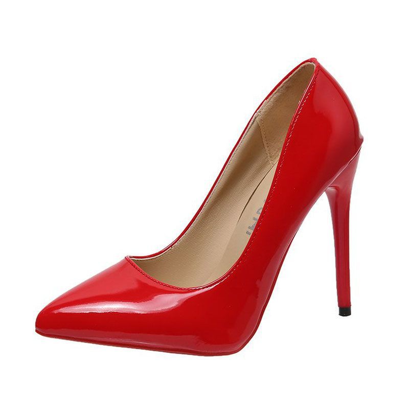 Plus Size Women's Shoes High Heels Sexy Stiletto Heel Fruit Color foto 5