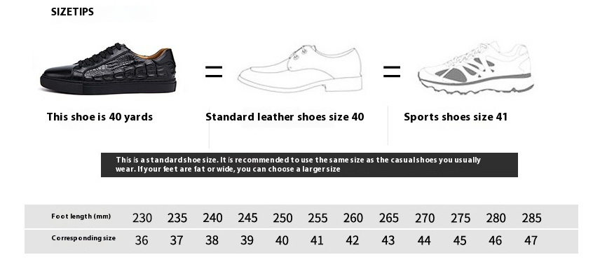 Casual Trend Grain Men's Low Trendy Shoes foto 2