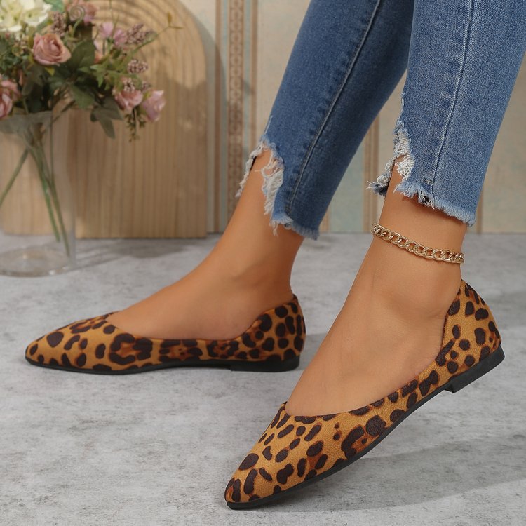 European And American Leopard-print Womens Shoes For Outdoor Wear foto 4