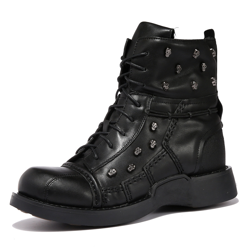 British Personalized Punk Martin Boots Men foto 2