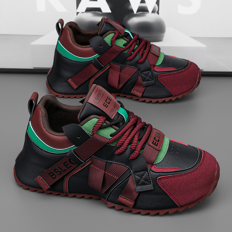 Plus Size Men's Sports Casual Versatile Lightweight Dad Shoes foto 5