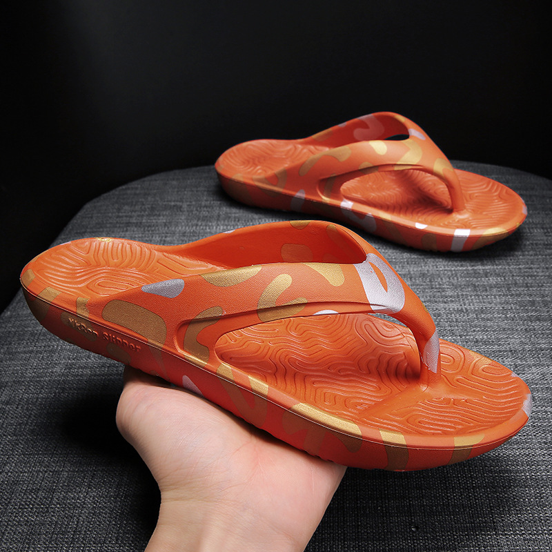 Men's Flip Flops Fashion Outwear Home Bathroom Slippers foto 3
