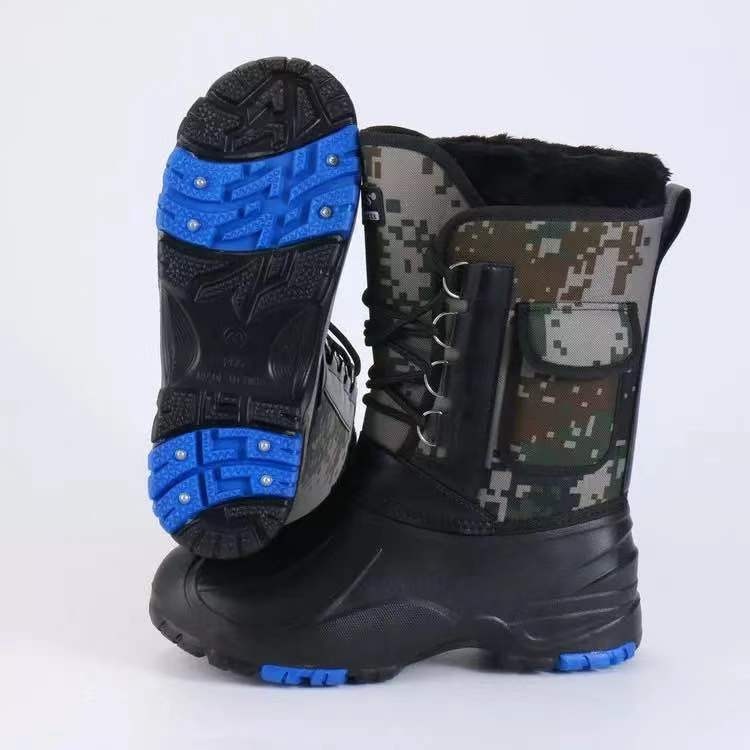 Fleece-lined Cotton-padded Warm Keeping Fishing Boots foto 5