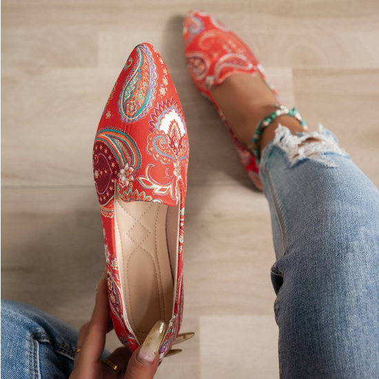 Women's Creative Print Versatile Flat Pointed-toe Loafers foto 2