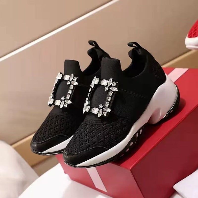 Rhinestone Dad Shoes Womens 2025 Early Spring New Chunky Sole foto 2