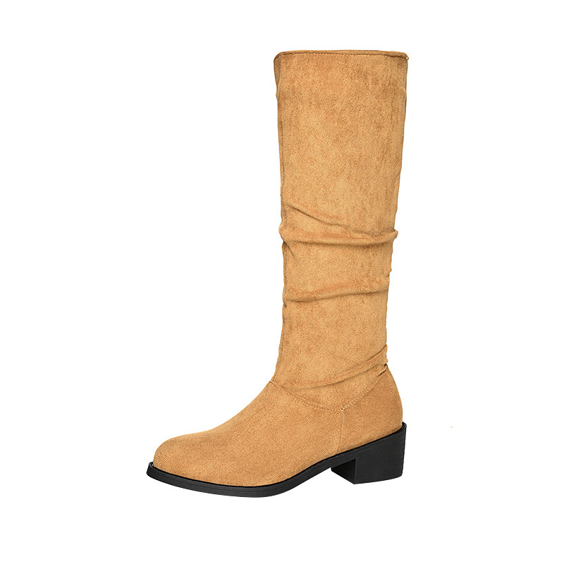 Womens Chunky-Heel Over-the-Knee Boots For FallWinter New Style foto 2
