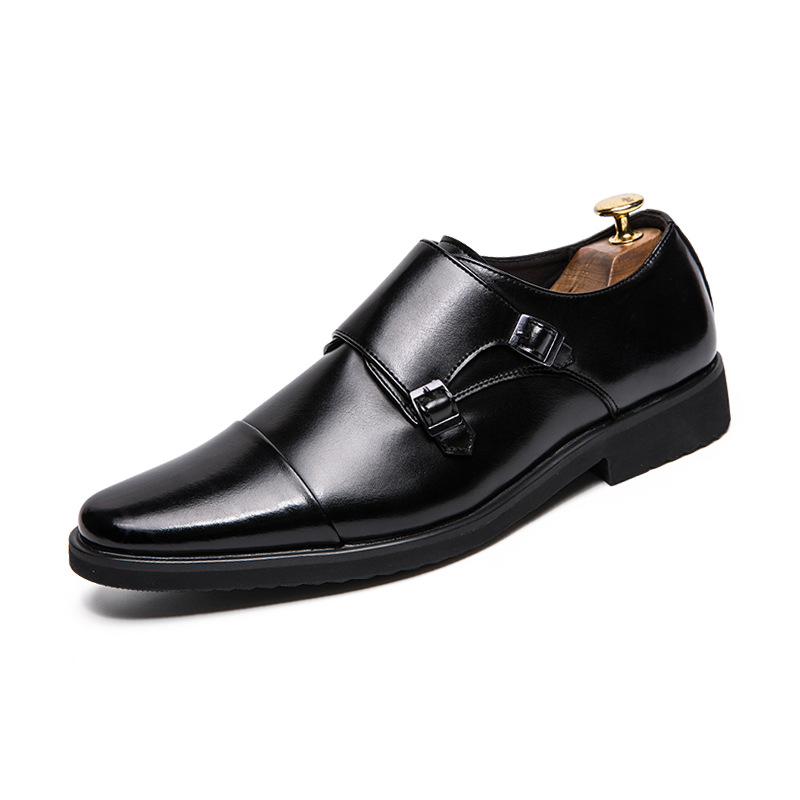 Men's British Slip On Plus Size Leather Shoes foto 4