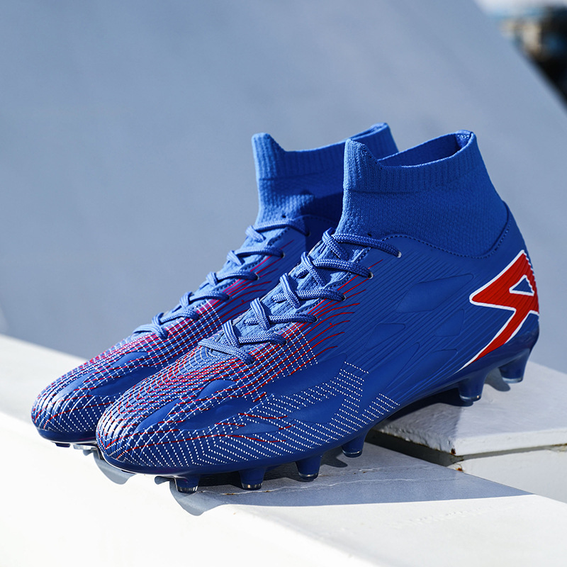 Turf Soccer Shoes Men's High-top Plus Size foto 4
