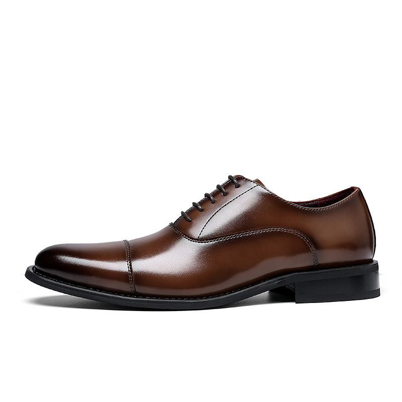 Men's Dress Shoes Inner Height Increasing Leather Shoes British Style foto 4