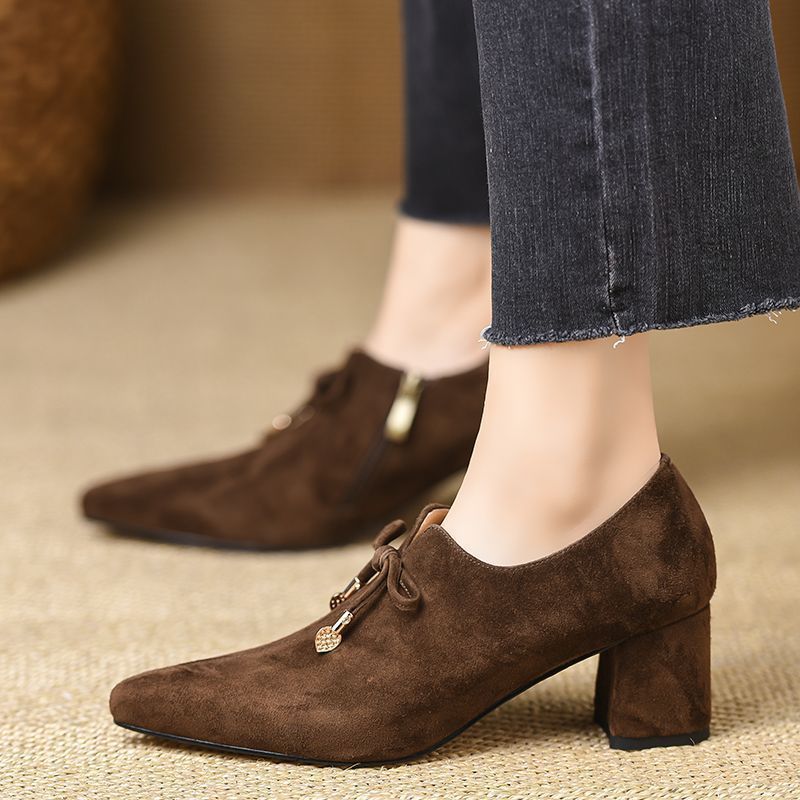 Chunky Heel Stylish Women's Flats