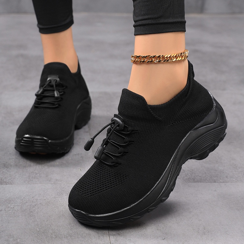 Casual Women's Flyknit Shoes With A Round Toe foto 3