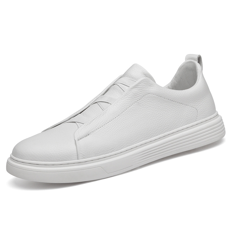 Men's Low Top Layer Cowhide Sports Board Shoes foto 3
