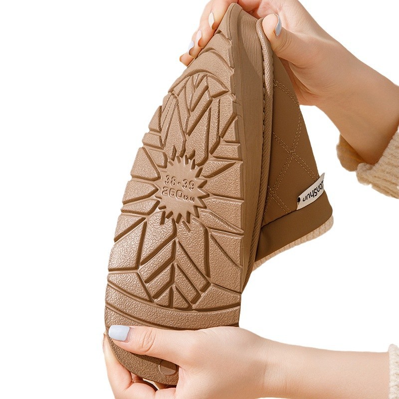 Thickened Indoor Warm Plush Cotton Slippers foto 5
