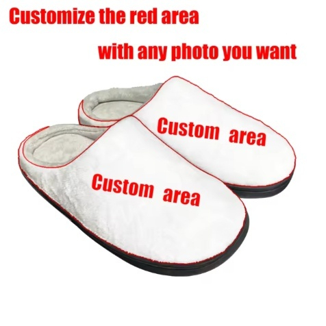 Pattern Printed Warm Cotton Slippers foto 2