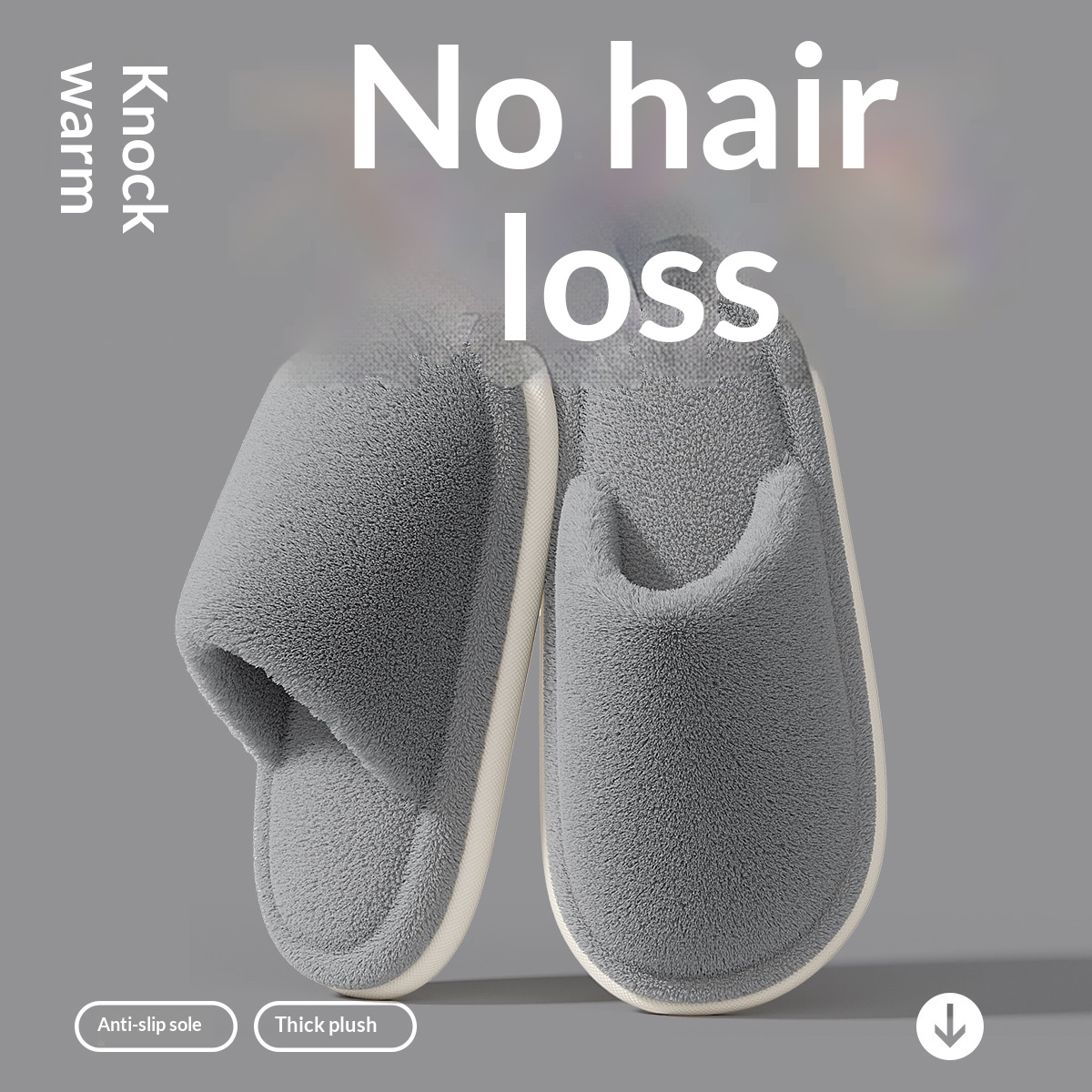 Indoor Non-slip Warm Shoes For Home Use foto 4