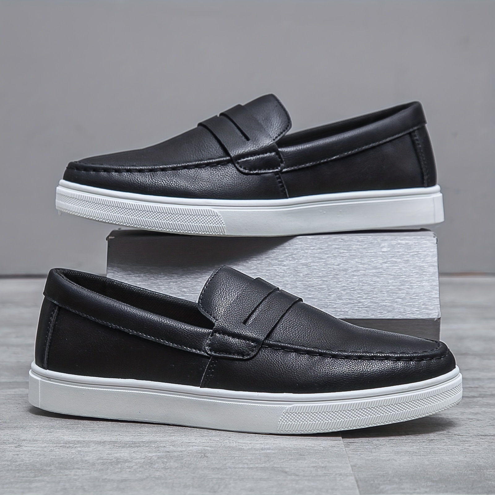 European And American Men's Solid Casual Shoes