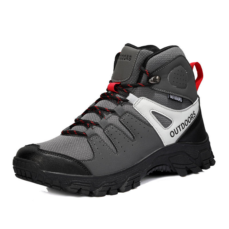 Men's High-top Hiking Shoes Tourist Hiking Shoes Wear-resistant Non-slip foto 3