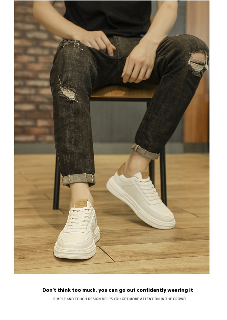 Men's Summer Breathable Casual Leather Shoes