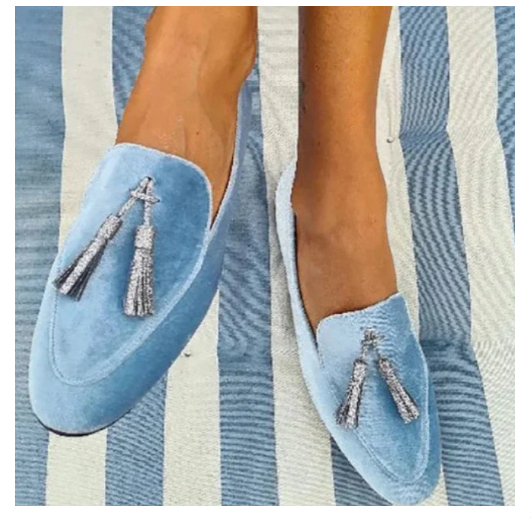 Fashion Flat Tassel Round Head Leisure Women's Shoes foto 4