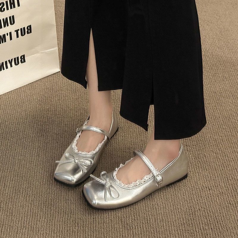 Vintage Mary Jane Ballet Flat Pumps foto 2