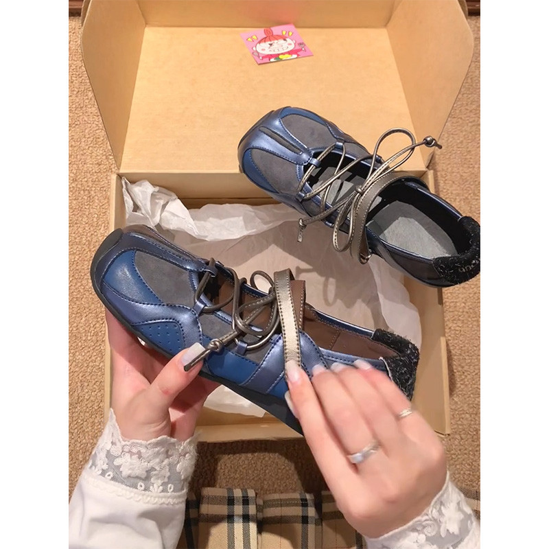 French Style Vintage Mary Jane Ballet Shoes foto 5