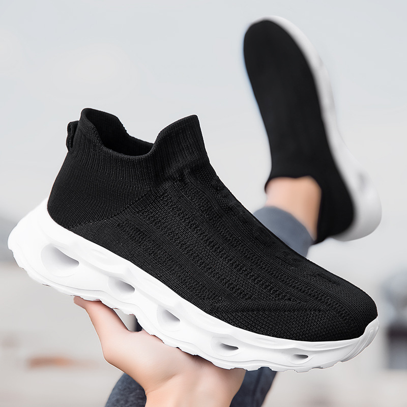 Plus Size Sports Women's Shoes Breathable Flyknit foto 4