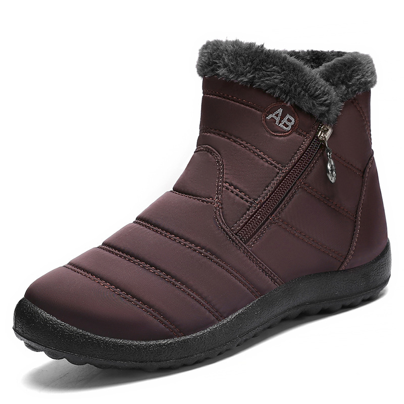 Womens Winter Cotton Shoes New PU Style For Foreign Trade foto 3