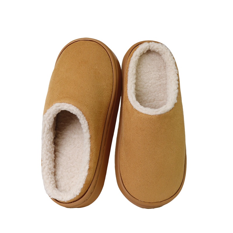 Indoor Anti-slip Plush Warm Home Thick Sole Men foto 3