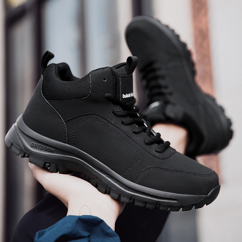Plus Size Autumn And Winter New Leather Casual Sneaker foto 2