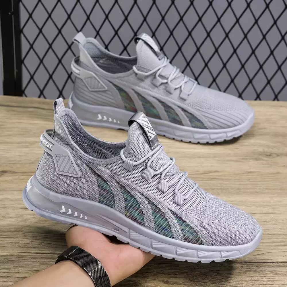 Summer Mesh Surface Lightweight Fat Foot Student Leisure Sneaker foto 2