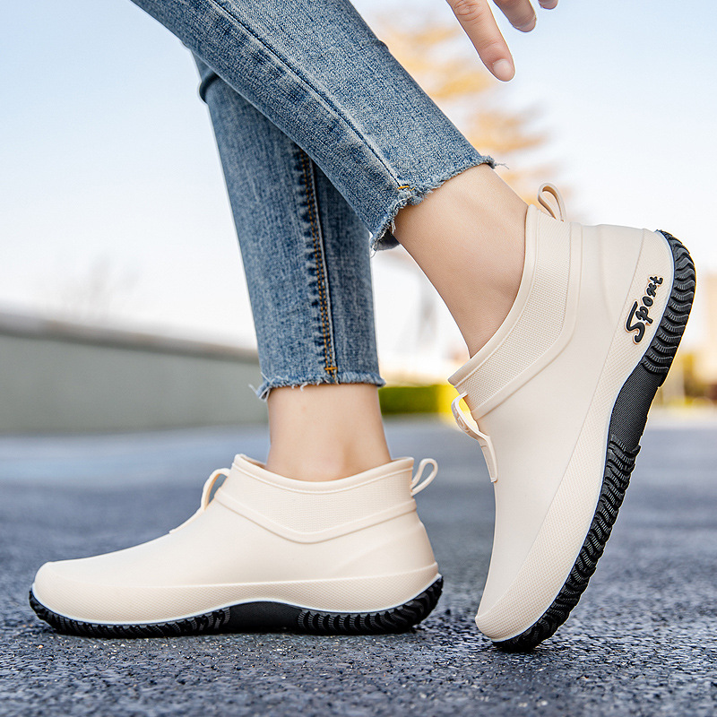 Low Top Waterproof Non-slip Camping Rain Boots foto 3