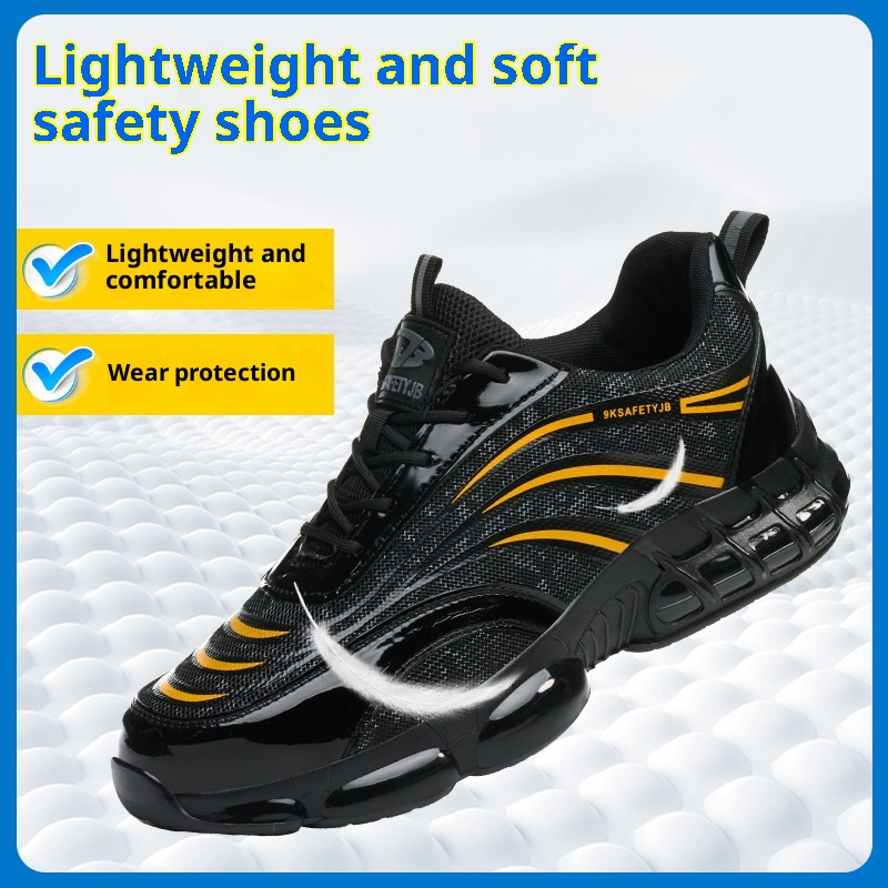 PU Leather Labor Protection Shoes With Anti-smashing Function foto 3