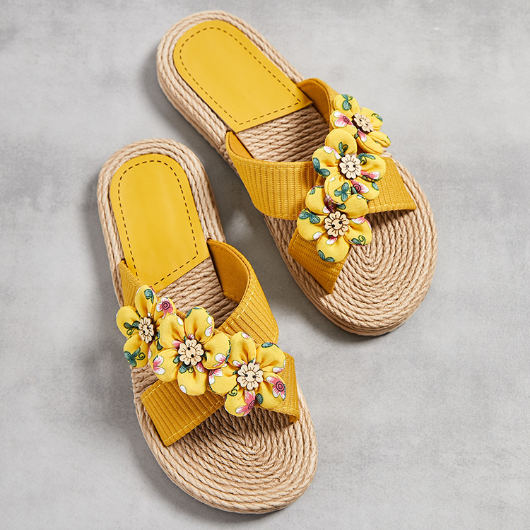 Trendy Indoor Outdoor Six Small Flower Slippers foto 4
