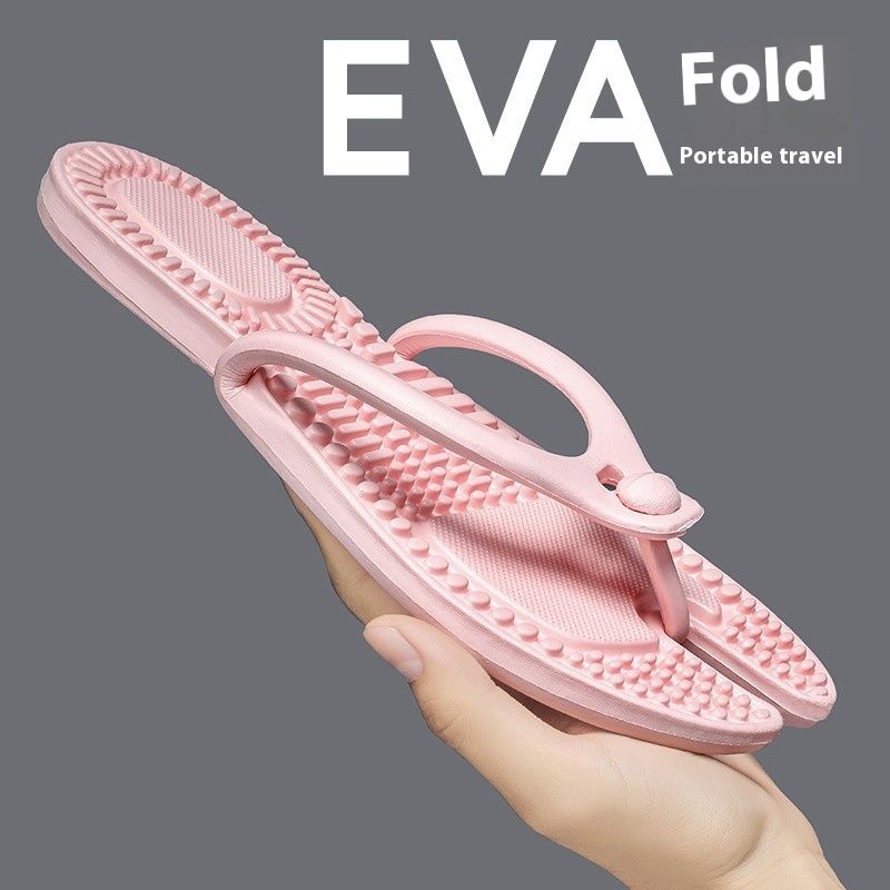 Foldable Travel Couple Flip Flops Plus Size foto 5