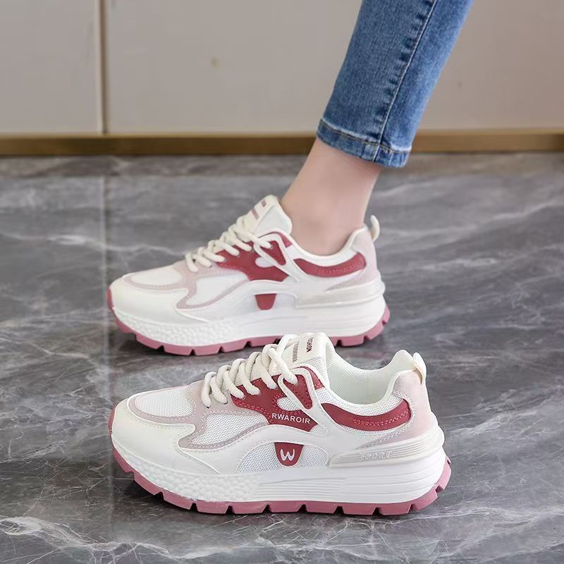 Versatile Womens Leather Shoes With Thick Soles foto 2